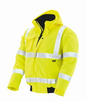 Warnschutz-Pilotenjacke, wind- und wasserdicht